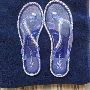 Rhinestone Sandler. Size 7